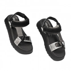 Sandale dama 5082 negru combinat