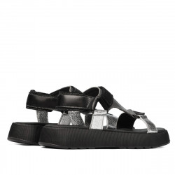 Sandale dama 5082 negru combinat