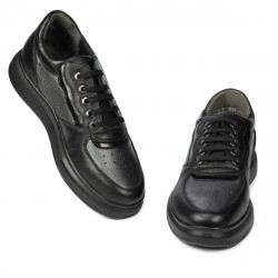 Pantofi sport 938 negru combinat