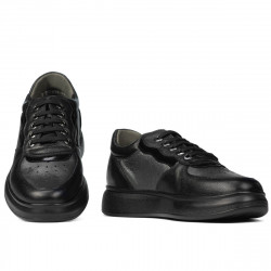 Pantofi sport 938 negru combinat