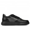 Pantofi sport 938 negru combinat