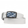 Curea unisex 07ld biz alb