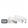 Curea unisex 07ld biz alb