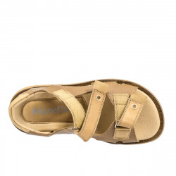 Sandale copii 318 camel combinat