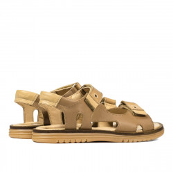 Sandale copii 318 camel combinat