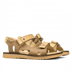 Sandale copii 318 camel combinat