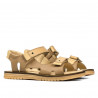 Sandale copii 318 camel combinat