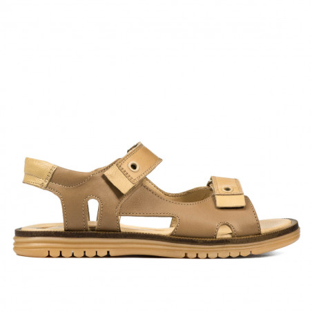 Sandale copii 318 camel combinat