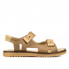 Sandale copii 318 camel combinat