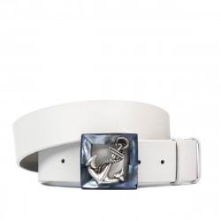 Curea unisex 06ld biz alb