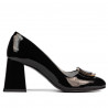 Pantofi eleganti dama 1291 lac negru