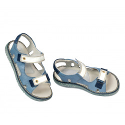 Sandale copii 318 bleu combinat