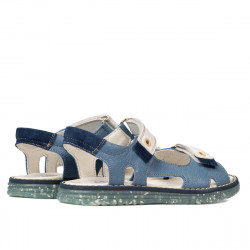 Sandale copii 318 bleu combinat