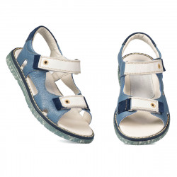 Sandale copii 318 bleu combinat
