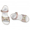 Sandale copii 539 lac nude combinat