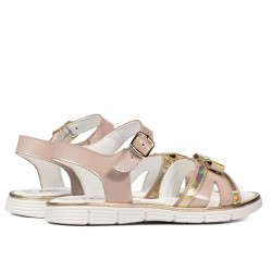 Sandale copii 539 lac nude combinat