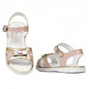 Sandale copii 539 lac nude combinat