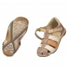 Sandale copii mici 75c capucino combinat