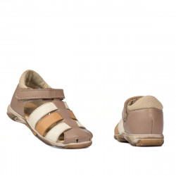 Sandale copii mici 75c capucino combinat