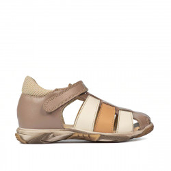Sandale copii mici 75c capucino combinat