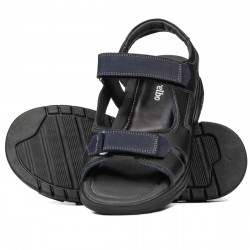 Sandale barbati 319 negru combinat