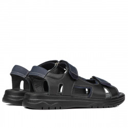 Sandale barbati 319 negru combinat