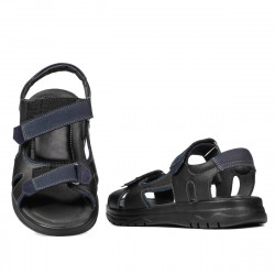 Sandale barbati 319 negru combinat