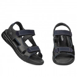 Sandale barbati 319 negru combinat