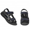 Sandale barbati 319 negru combinat