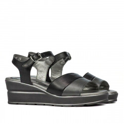 Sandale dama 5087 negru combinat