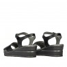 Sandale dama 5087 negru combinat