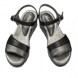 Sandale dama 5087 negru combinat