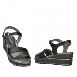 Sandale dama 5087 negru combinat
