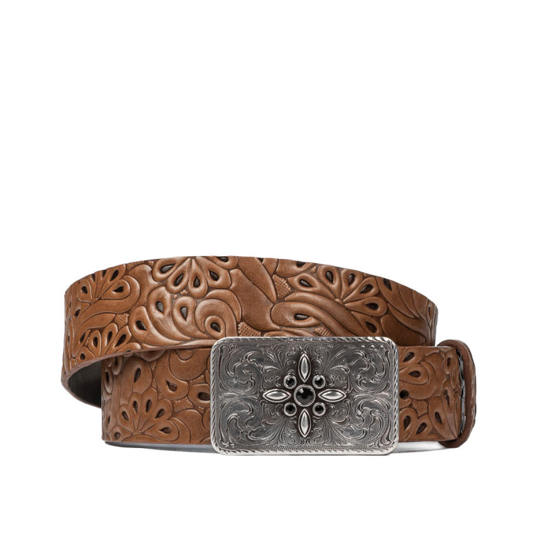 Curea unisex 08ld maro inchis