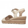 Sandale dama 5087 bej combinat