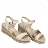 Sandale dama 5087 bej combinat