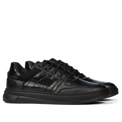 Pantofi sport 942 negru combinat