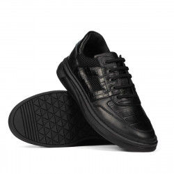 Pantofi sport 942 negru combinat