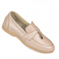 Mocasini dama 6054 pudra sidef