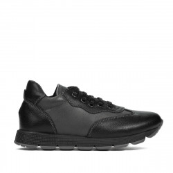 Pantofi copii 2013 negru+gri