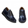 Pantofi copii 154 lac indigo combinat