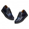 Pantofi copii 154 lac indigo combinat