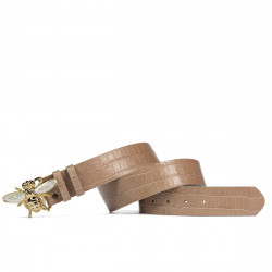 Curea dama 01ld croco bej