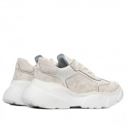 Női sportcipő 6053 bézs álcázott kombinált