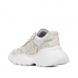 Női sportcipő 6053 bézs álcázott kombinált