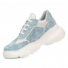 Pantofi sport dama 6053 bleu camuflaj combinat