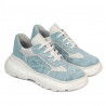 Pantofi sport dama 6053 bleu camuflaj combinat