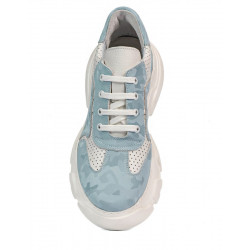 Pantofi sport dama 6053 bleu camuflaj combinat