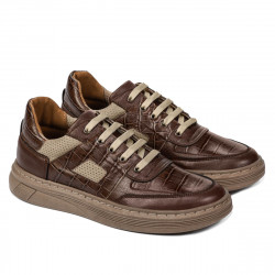 Pantofi sport 942 maro combinat