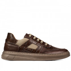 Pantofi sport 942 maro combinat